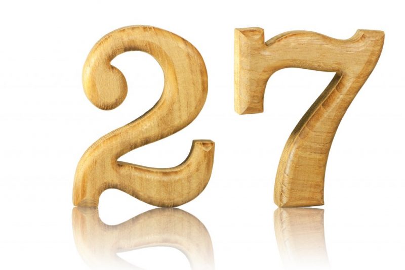 Магические числа для привлечения денег - число "27"
