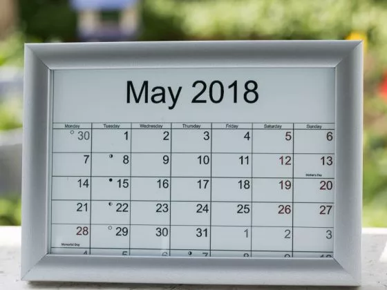 В мае 2018 года гадают 8-9, 12-13, 16, 24, 31 числа