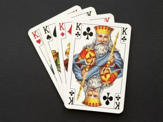 Для гадания нужны четыре короля из колоды карт