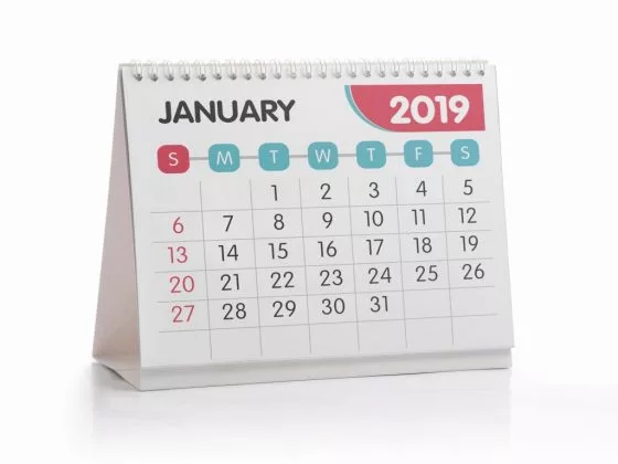 Официальные каникулы с 30 декабря 2018 г и до 8 января 2019 г